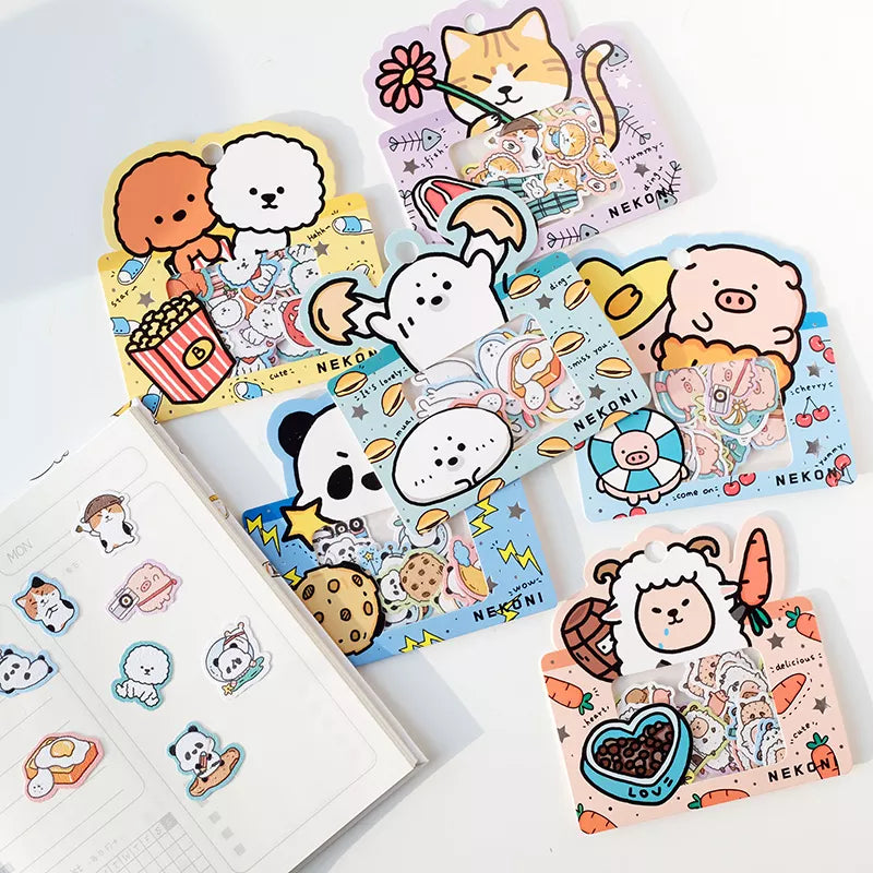 NEKONI MINI Animal - Paper Sticker Flakes