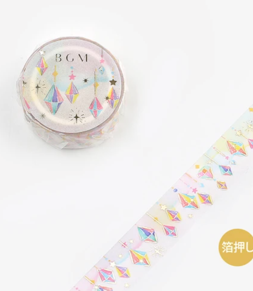 BGM Japanese Washi Tape - Foil Stamping < Sun Catcher >