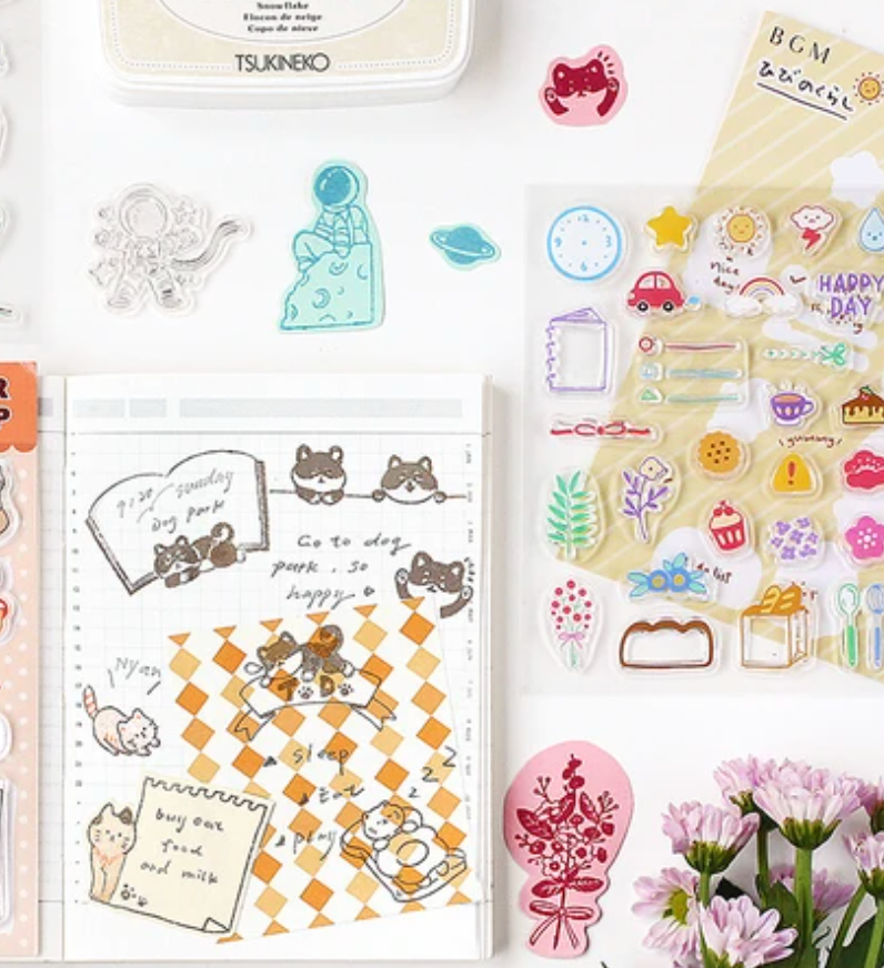 BGM Japanese Clear Stamps - Daily Living