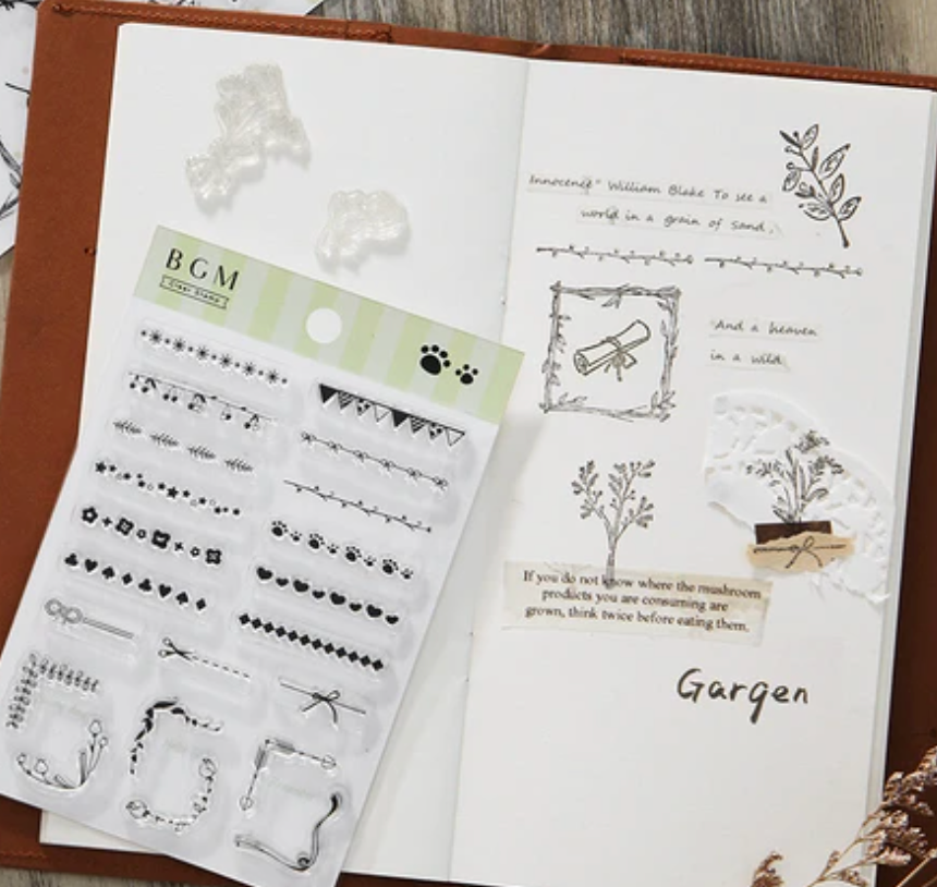 BGM Japanese Clear Stamps - Decorations