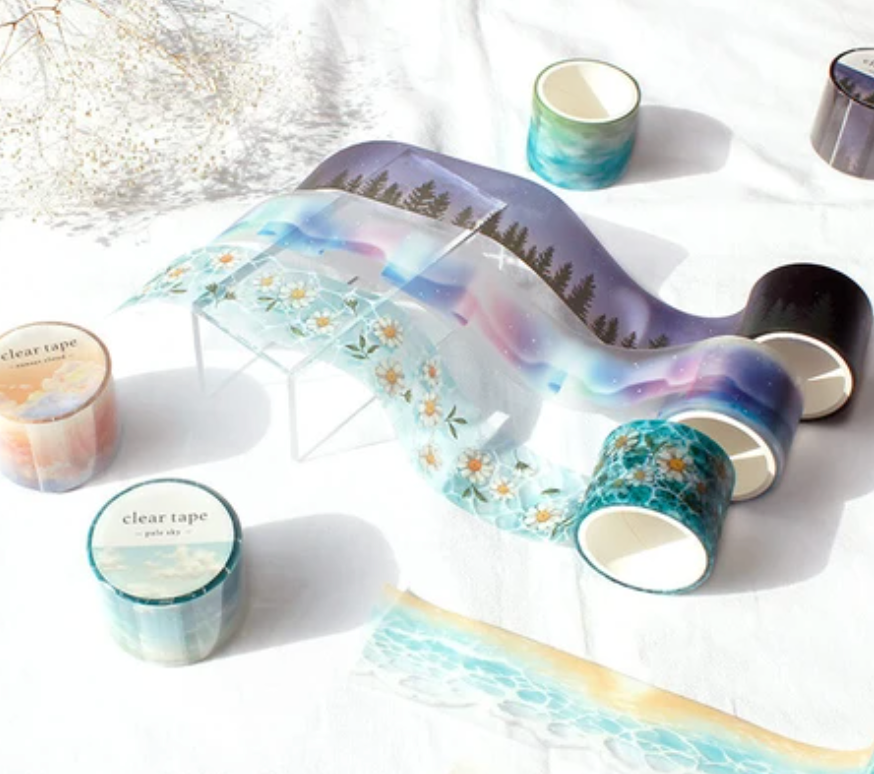 MIND WAVE Clear Tape < Sunset Cloud >