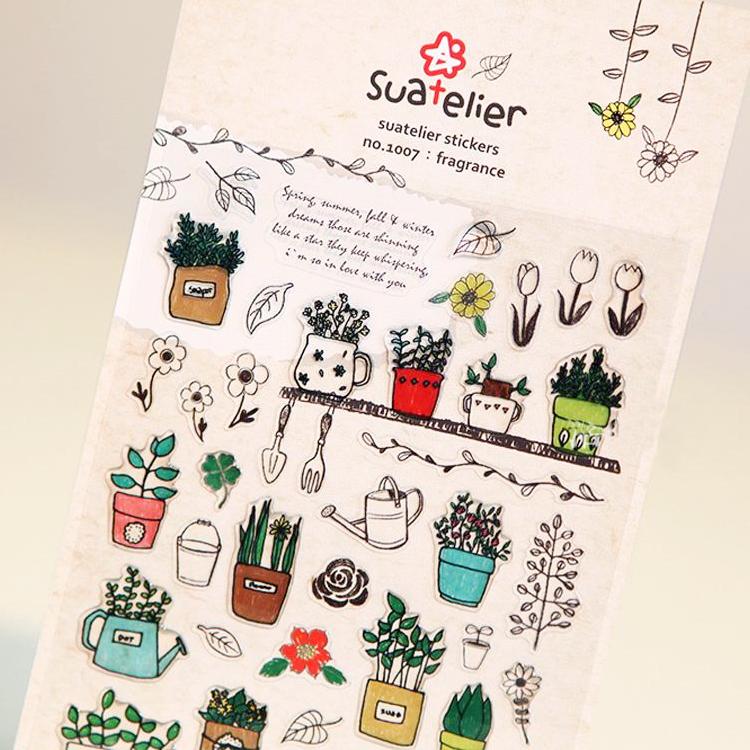 SUATELIER | Cute Korean Stickers - #1007 Fragrance