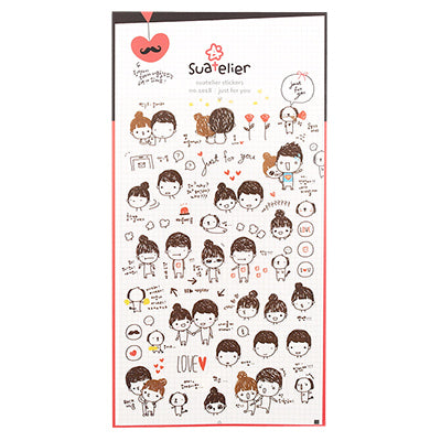 SUATELIER | Cute Korean Stickers - #1018 Just For You