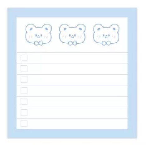 Checklist Memo Pad - 60 Sheets