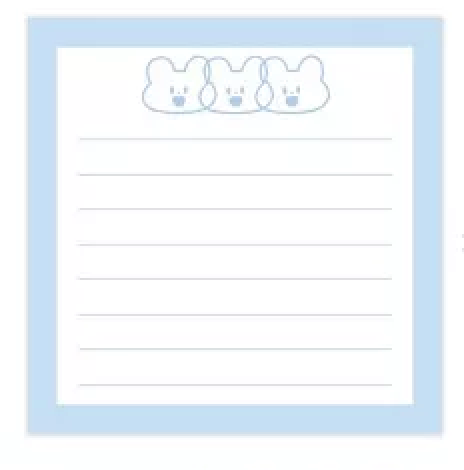 Notes Memo Pad - 60 Sheets