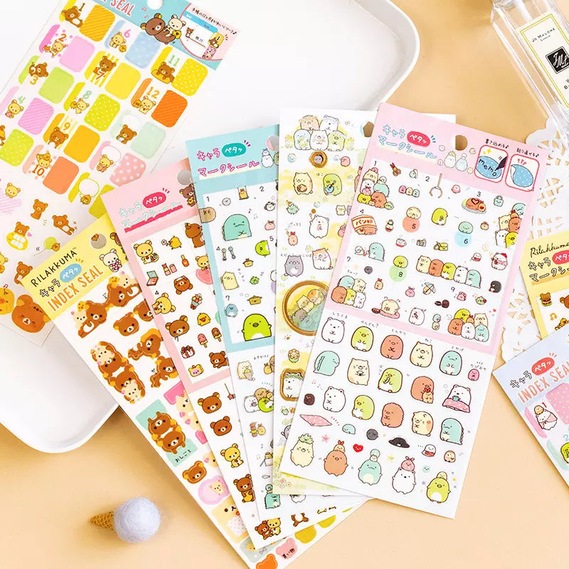 Kawaii Japanese Character - Sticker Sheets